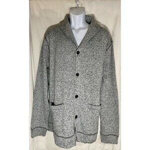 Sonoma Goods For Life Men's 3XLT Shawl Collar Cardigan - Gray Heather